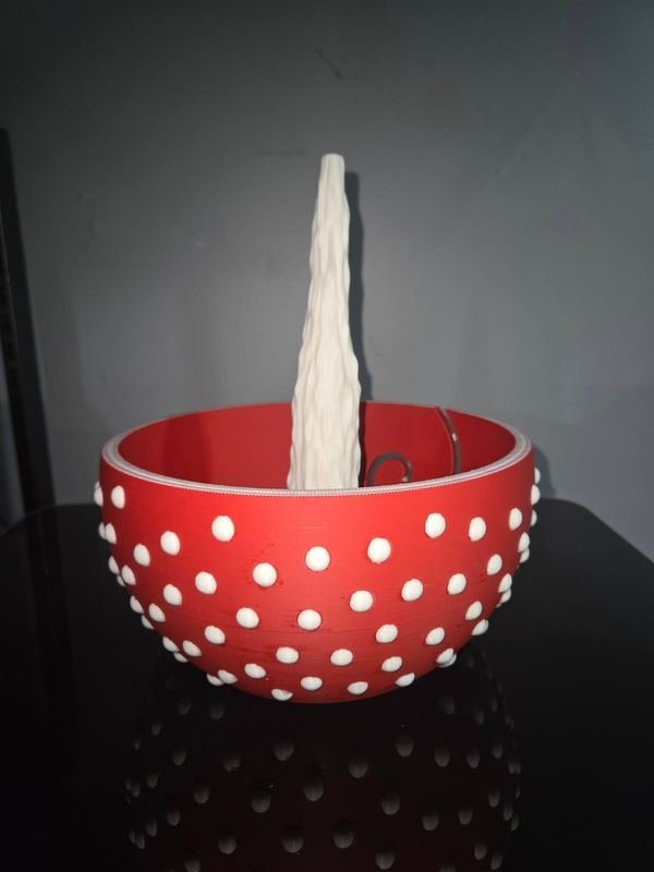 Mushroom Yarn Bowl (2 of 3)