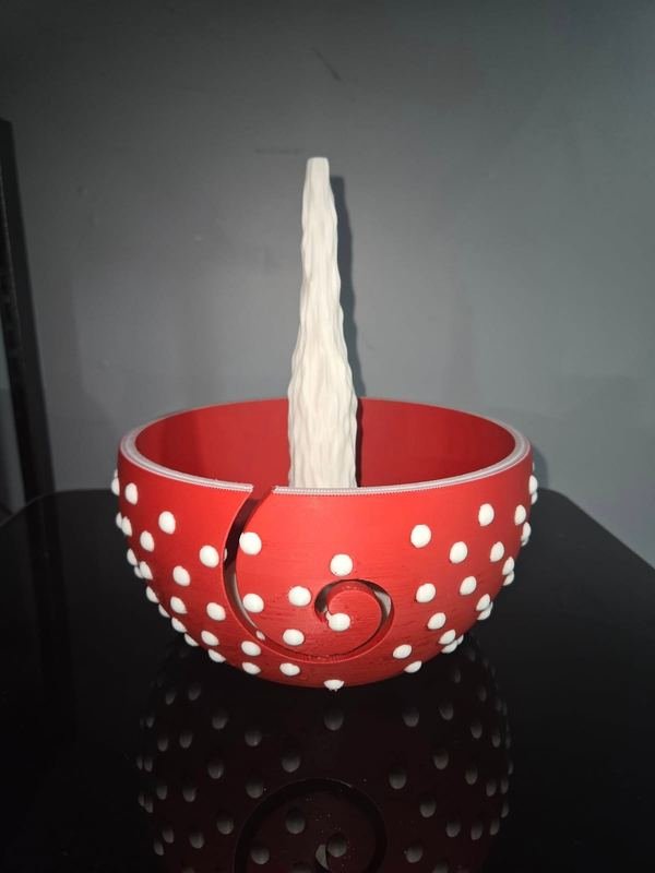 Mushroom Yarn Bowl (3 of 3)